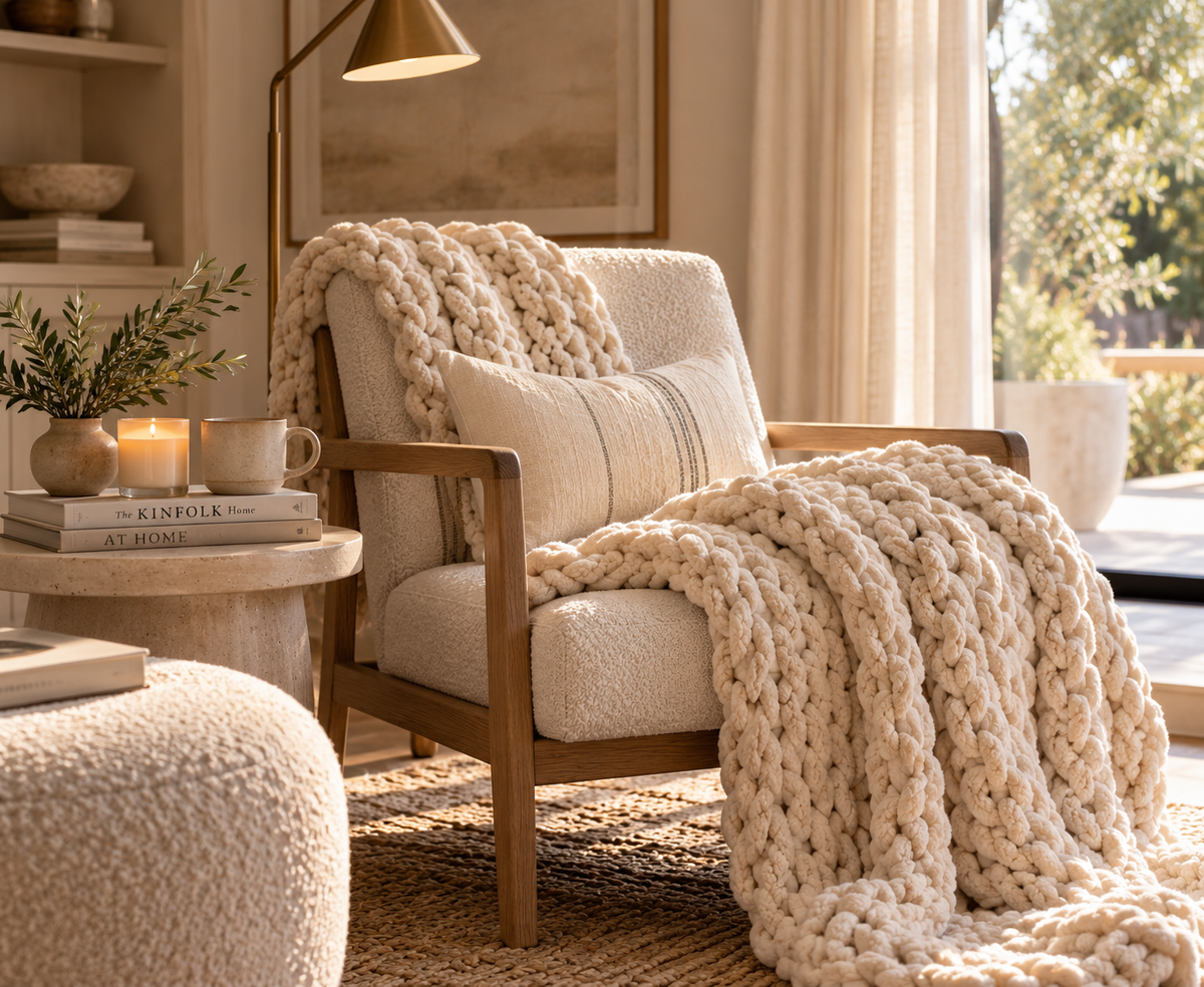 The “Chair Blanket”: Why Every Reading Chair Needs One