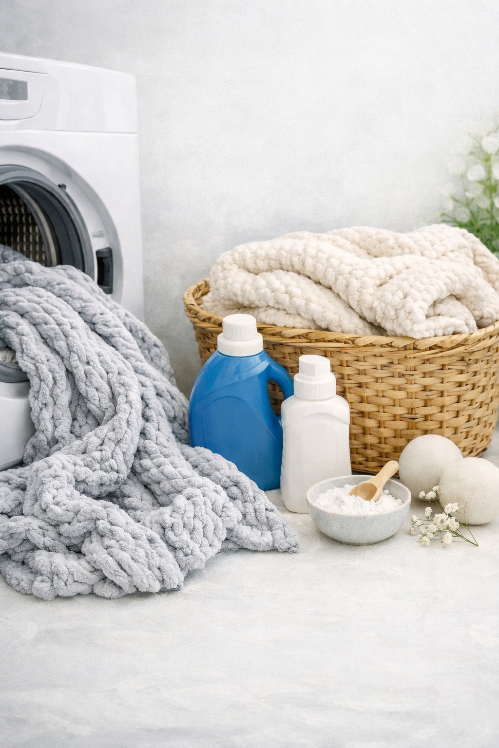 How to Wash a Chenille Knit Blanket Without Ruining the Texture